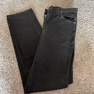 Black Mens Wrangler Jeans